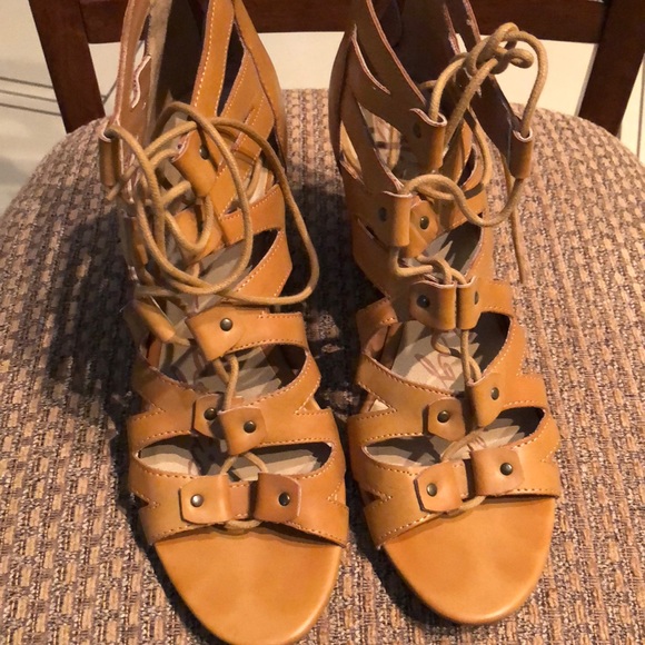 American Rag Shoes - American Rag lace up wedge booties